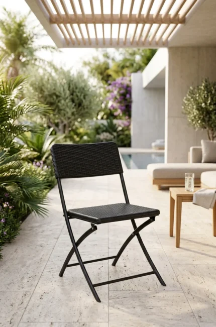 CHAISE PLIABLE - NOIR