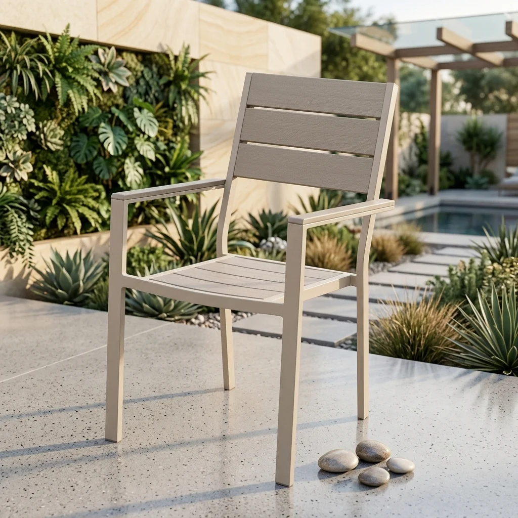 AI Generated Product Image CHAISE AVEC ACCOUDOIRS - BEIGE – Image 1