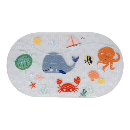 TAPIS DE BAIN MOTIF BALEINE