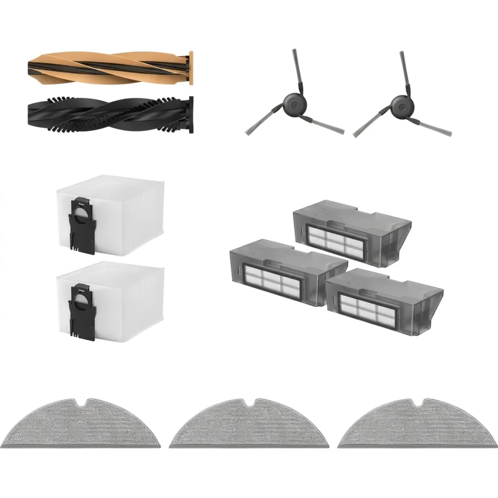 AI Generated Product Image KIT ACCESSOIRES ASPIRATEUR ROBOT LAVEUR D20 PLUS - BLANC & GRIS - DREAME – Image 1