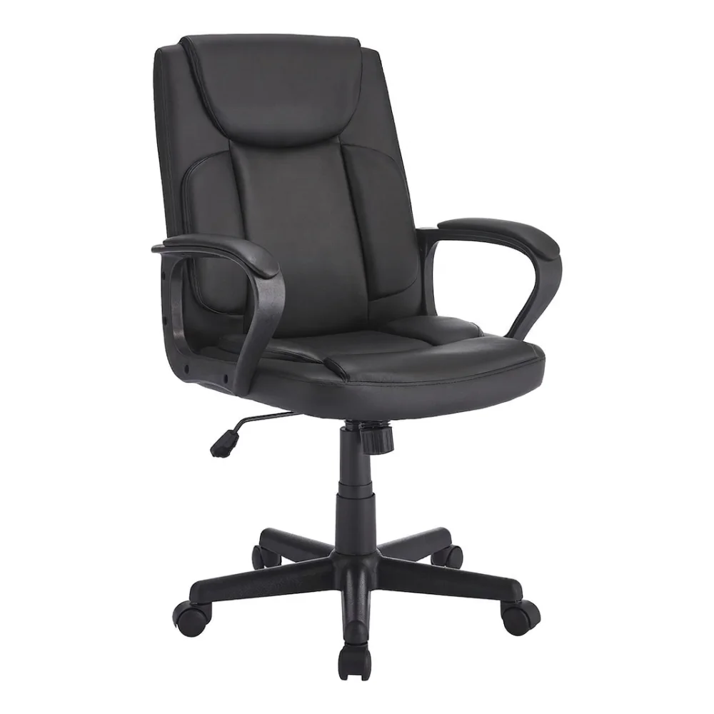 AI Generated Product Image FAUTEUIL DE BUREAU EN PU - NOIR – Image 1
