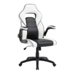 FAUTEUIL DE BUREAU RACING - NOIR & BLANC