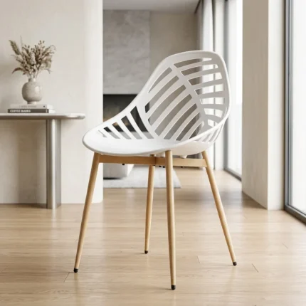 CHAISE PLASTIQUE - BLANC