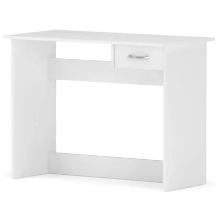 BUREAU AVEC 1 TIROIR - BLANC