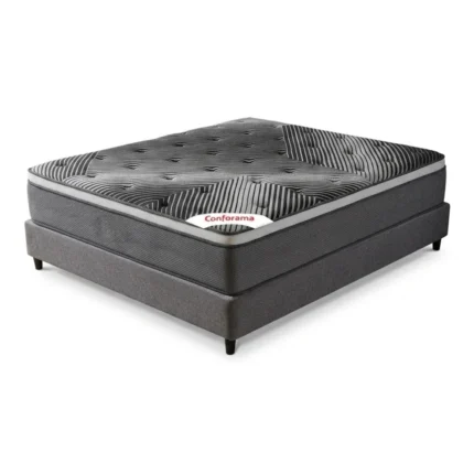 MATELAS À MOUSSE MÉMOIRE DE FORME + SOMMIER - 180X200 CM