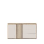 ENFILADE 2 PORTES + 3 TIROIRS - CHENE & SABLE – Image 2