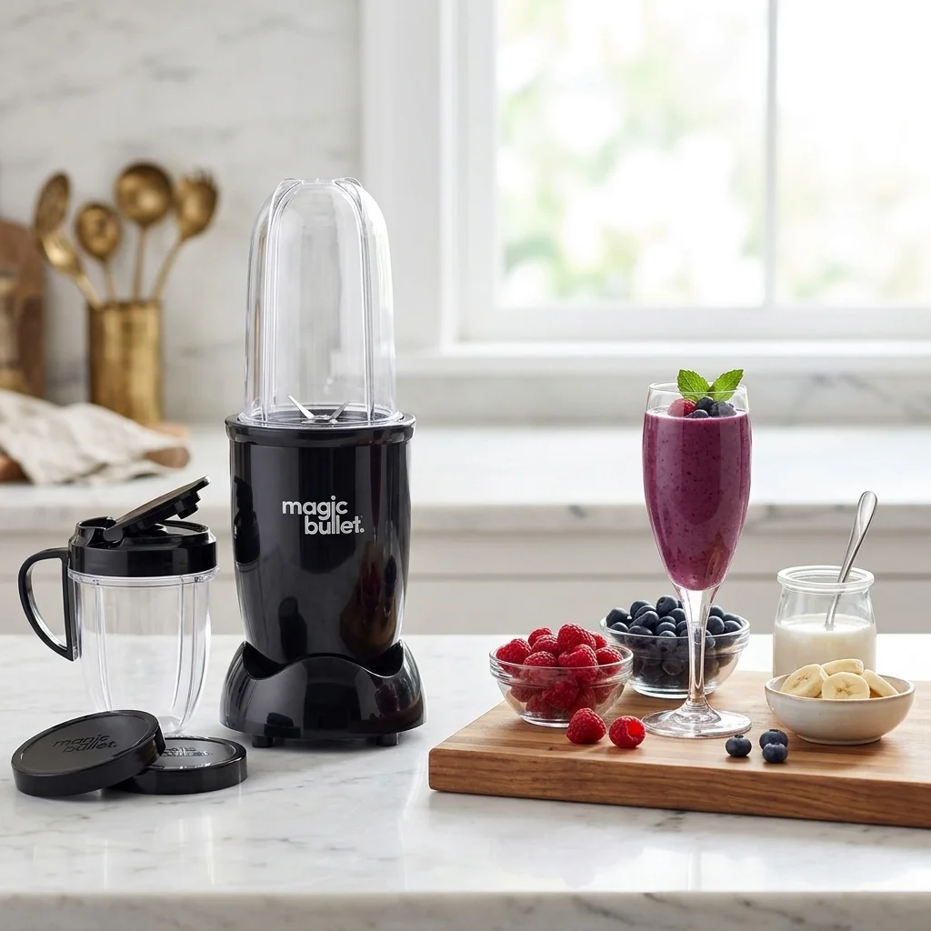 AI Generated Product Image BLENDER PERSONNEL MAGIC BULLET 200 W 560 ML 2 ACCESSOIRES - NOIR - NUTRIBULLET – Image 1