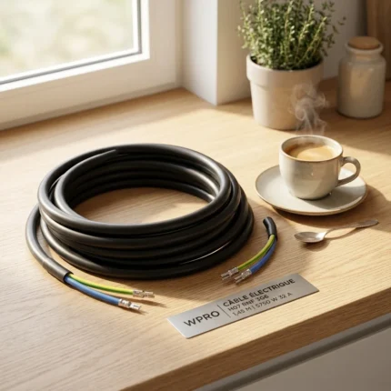 CÂBLE ÉLECTRIQUE H07 RNF 3G6 1,45 M 5750 W 32 A - WPRO