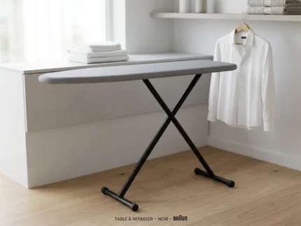 TABLE À REPASSER - NOIR - BRAUN
