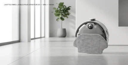 LAVETTES FIBRES LAVABLES POUR ASPIRATEUR S10 - GRIS - XIAOMI