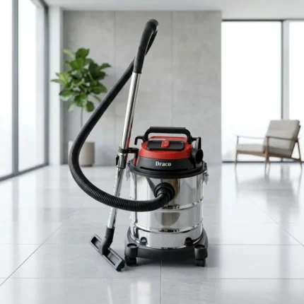 ASPIRATEUR TRAÎNEAU EAU POUSSIÈRE SOUFFLEUR 25 L - DRACO