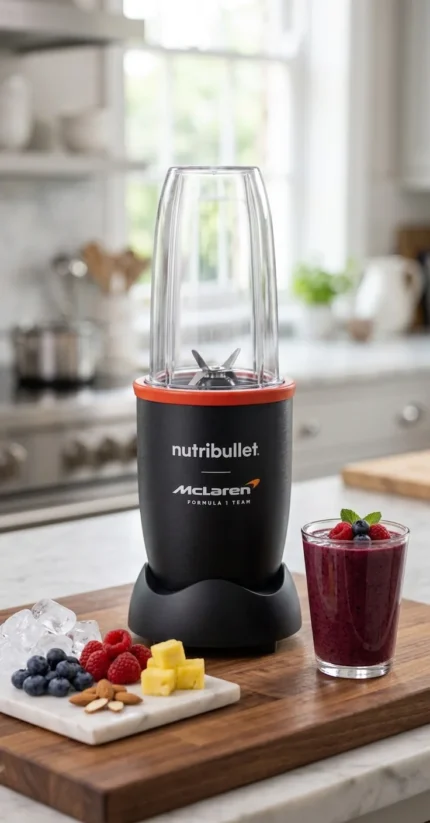 BLENDER PERSONNEL ÉDITION MCLAREN 1200 W 900 ML - NOIR & ROUGE - NUTRIBULLET
