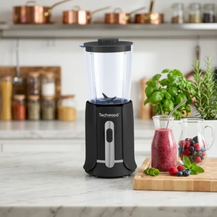 BLENDER 0,5 L 250 W COMPACT LAMES INOX - NOIR - TECHWOOD