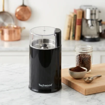 MOULIN À CAFÉ 150 W 70 G LAMES INOX - NOIR & INOX - TECHWOOD