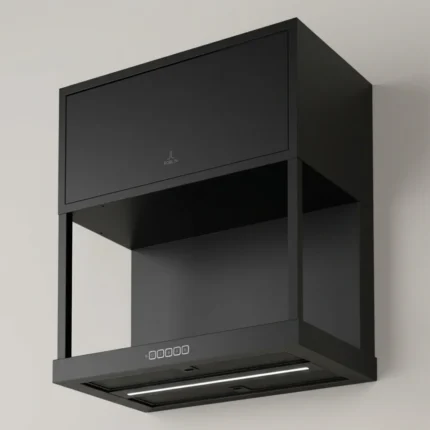 HOTTE MURALE PARTITION 60 CM 620 M³/H NOIR MAT - ROBLIN
