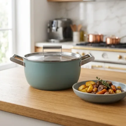 FAITOUT 24 CM ANTIADHÉSIF - VERT ÉMERAUDE - SMEG
