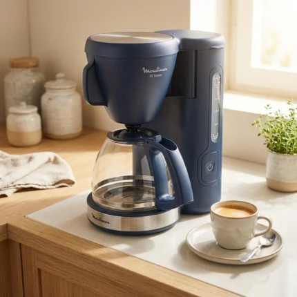 CAFETIÈRE FILTRE MORNING 10 TASSES - BLEU NUIT - MOULINEX