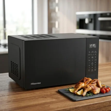 FOUR MICRO-ONDES 34 L GRILL INTÉGRÉ CUISSON COMBINÉE - NOIR MAT - HISENSE