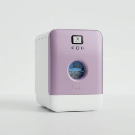 MINI LAVE-VAISSELLE CONNECTÉ 3 COUVERTS 5 PROGRAMMES 43 DB WIFI OUVERTURE TACTILE - LILA PASTEL - BO