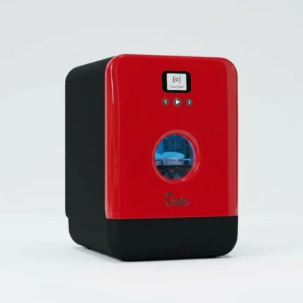 MINI LAVE-VAISSELLE CONNECTÉ 3 COUVERTS 5 PROGRAMMES 43 DB WIFI OUVERTURE TACTILE - NOIR ROUGE - BOB