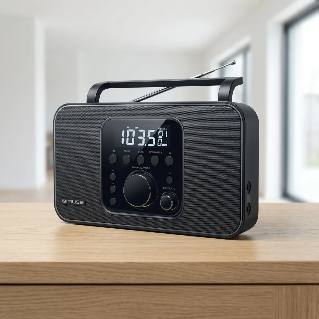 AI Generated Product Image RADIO PORTABLE FM/MW MUSE – Image 1