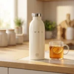 BOUTEILLE ISOTHERME 500 ML EN ACIER INOXYDABLE - CRÈME