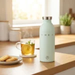 BOUTEILLE ISOTHERME 500 ML EN ACIER INOXYDABLE - VERT D'EAU