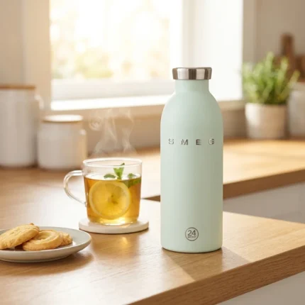BOUTEILLE ISOTHERME 500 ML EN ACIER INOXYDABLE - VERT D'EAU
