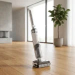 ASPIRATEUR LAVEUR BALAI SANS FIL PLIABLE 22 000 PA - BLANC