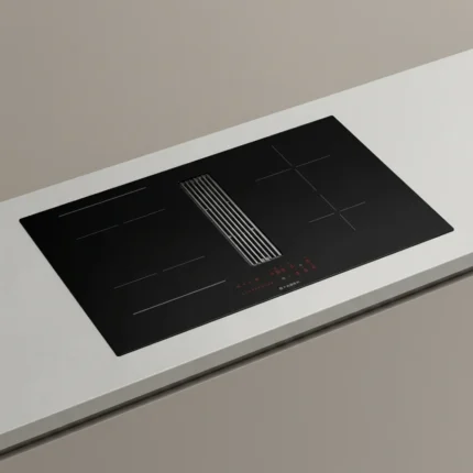 TABLE DE CUISSON À INDUCTION ASPIRANTE 4 FOYERS + 2 BRIDGES 83 CM - FABER