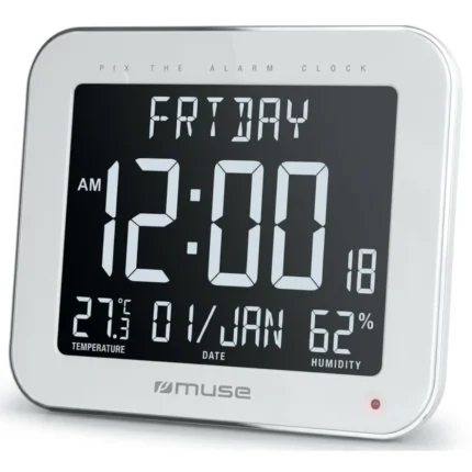 HORLOGE MURALE ECRAN LCD