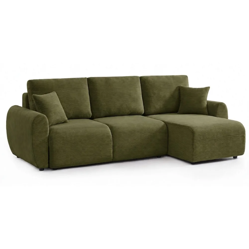 AI Generated Product Image CANAPÉ D'ANGLE CONVERTIBLE - VERT – Image 1