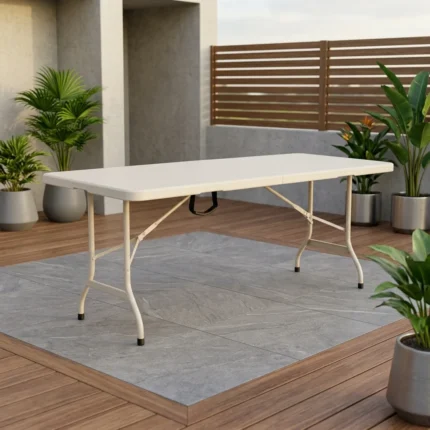 TABLE PLIABLE - BEIGE