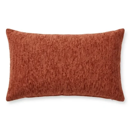 COUSSIN 30X50 CM EN POLYESTER - ROUGE