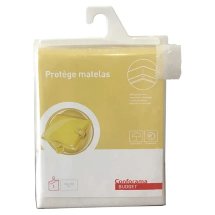 PROTÈGE MATELAS 90X190 CM IMPERMÉABLE - BLANC