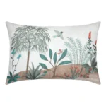 COUSSIN 40X60 CM EN POLYESTER ET LIN - MULTICOLORE