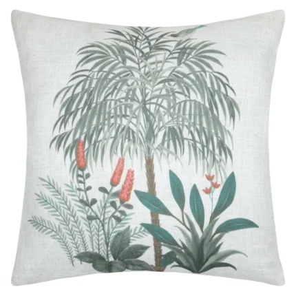 COUSSIN 50X50 CM EN POLYESTER ET LIN - MULTICOLORE