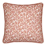 COUSSIN 40X40 CM EN POLYESTER ET LIN - MARSALA