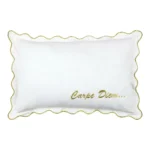 COUSSIN 40X60 CM EN COTON - ÉCRU
