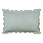 COUSSIN 40X60 CM EN COTON - VERT