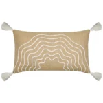 COUSSIN 35X60 CM EN JUTE - ÉCRU