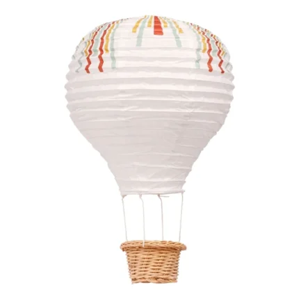 SUSPENSION DÉCORATIVE MONTGOLFIÈRE NON ÉLECTRIQUE EN PAPIER