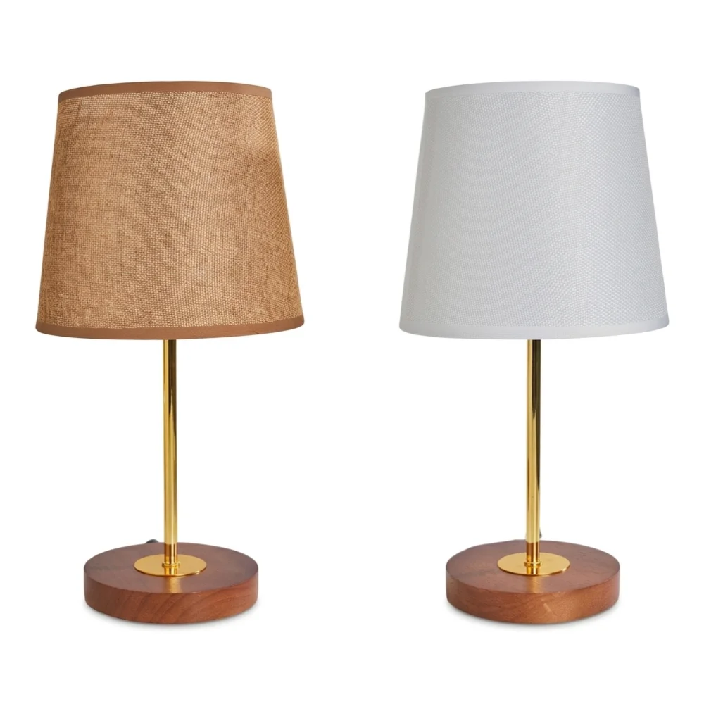 AI Generated Product Image LAMPE À POSER MÉTAL ET BOIS 35 CM – Image 1