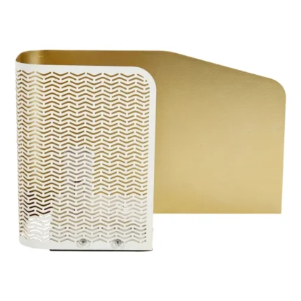 LAMPE À POSER ALADIN - BLANC ET DORÉ