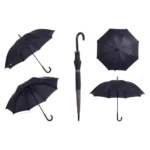 PARAPLUIE CANNE 88 CM - NOIR