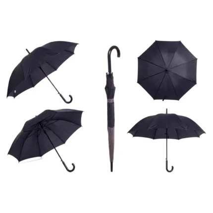 PARAPLUIE CANNE 88 CM - NOIR