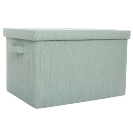 BOÎTE DE RANGEMENT RECTANGULAIRE EN PLASTIQUE - VERT