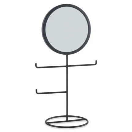 PORTE-BIJOUX EN MÉTAL AVEC MIROIR