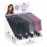 BROSSE À CHEVEUX ANTI-NŒUDS EN PLASTIQUE