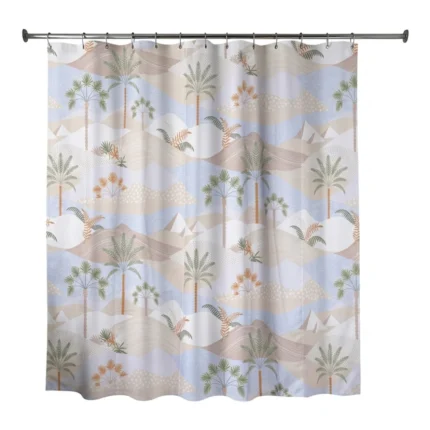 RIDEAU DE DOUCHE IMPRIMÉ 180X180 CM EN POLYESTER